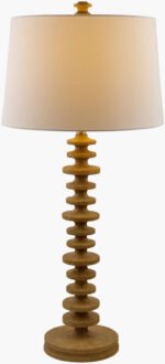 Merrill Traditional Brown Table Lamp - Galey Alix x Livabliss - Image 4