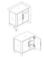 Marshall Dark Brown Cabinet - Galey Alix x Livabliss - Image 9