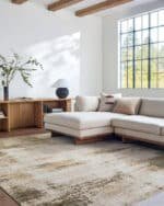Myrtle Avenue Modern Cream Area Rug - Galey Alix Livabliss - Image 2