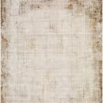 Myrtle Avenue Modern Cream/Dark Brown Area Rug - Galey Alix Livabliss