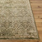 Myrtle Avenue Traditional Olive/Medium Brown Area Rug - Galey Alix Livabliss - Image 4