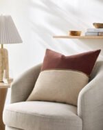San Marco Chestnut/Cream Pillow Cover - Galey Alix x Livabliss - Image 2