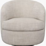 Sweeting Ivory Swivel Chair - Galey Alix x Livabliss