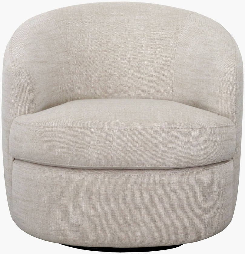AAAC3633-303234_917c0b3b-cfde-449f-89fa-c0bef9d63de6 Sweeting Ivory Swivel Chair - Galey Alix x Livabliss - Image 1
