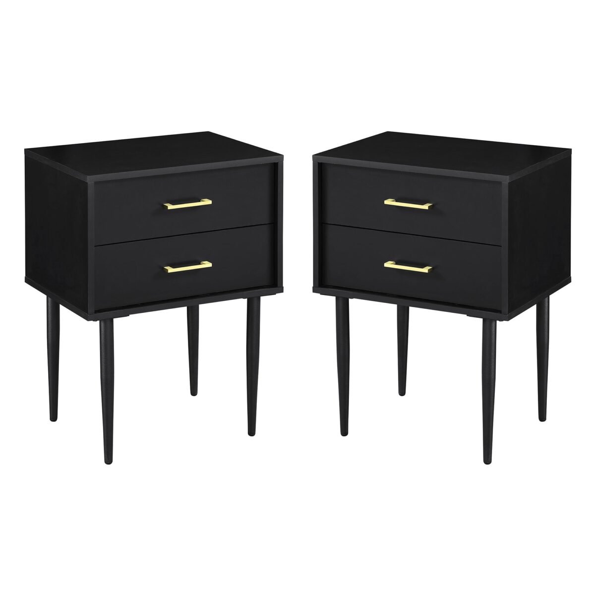 Olivia Two-Drawer Nightstand / Side Table, Set of 2 - Image 12