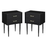 Olivia Two-Drawer Nightstand / Side Table, Set of 2 - Image 12