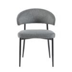 Alexis Modern Upholstered Curved Dining Chair, set of 2 - Image 10