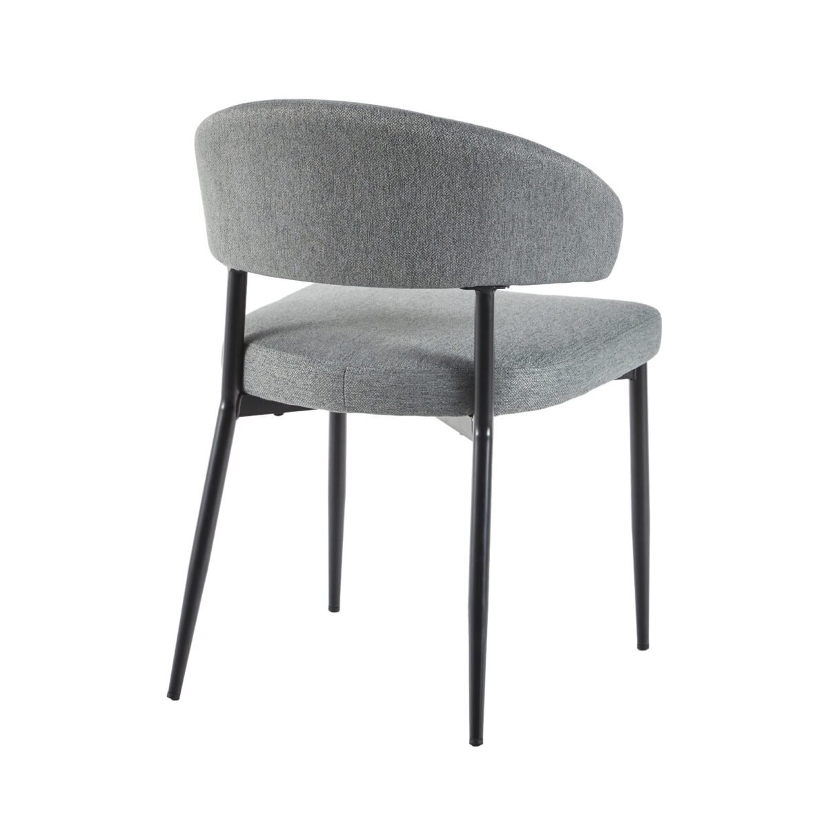 Alexis Modern Upholstered Curved Dining Chair, set of 2 - Image 12