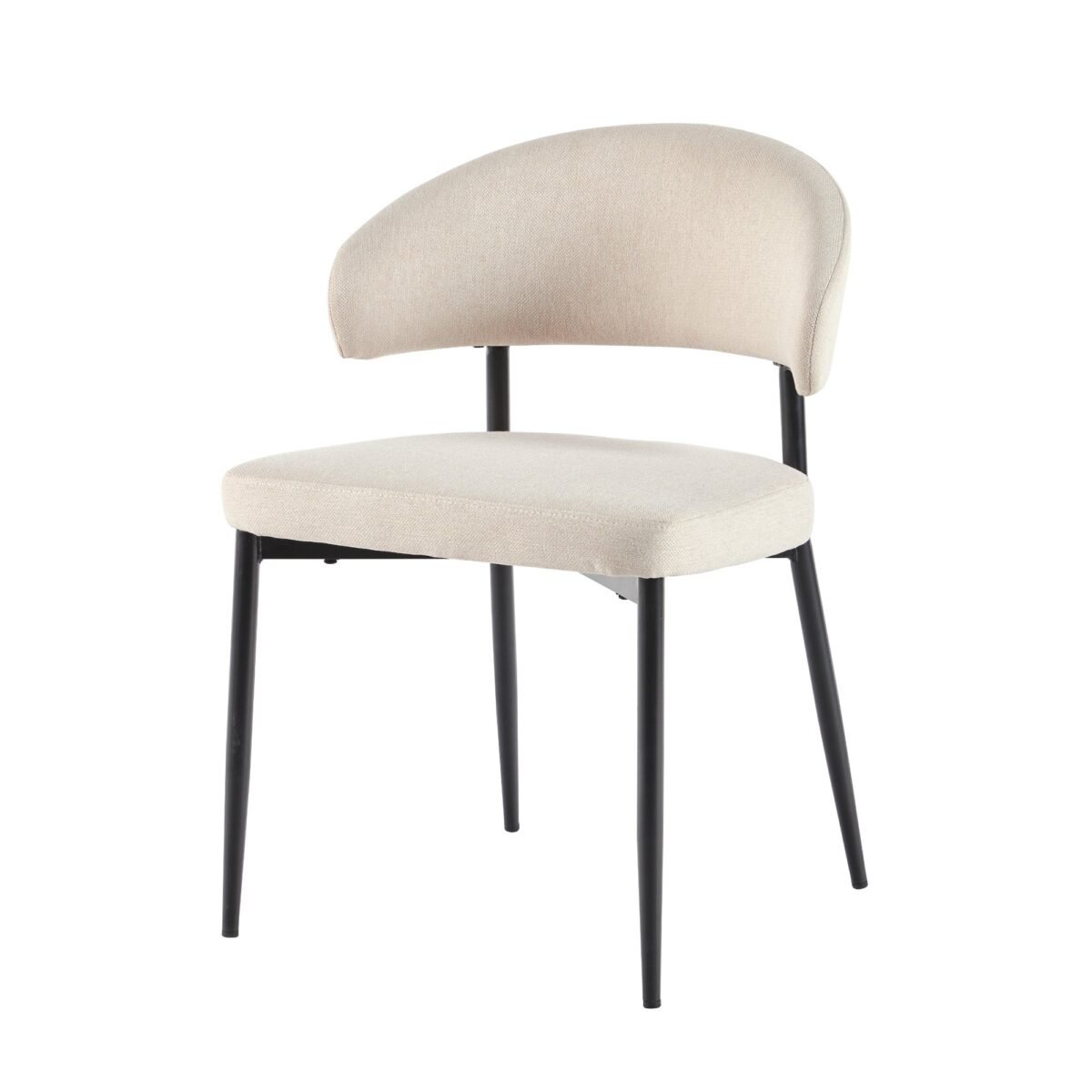 Alexis Modern Upholstered Curved Dining Chair, set of 2 - Image 16