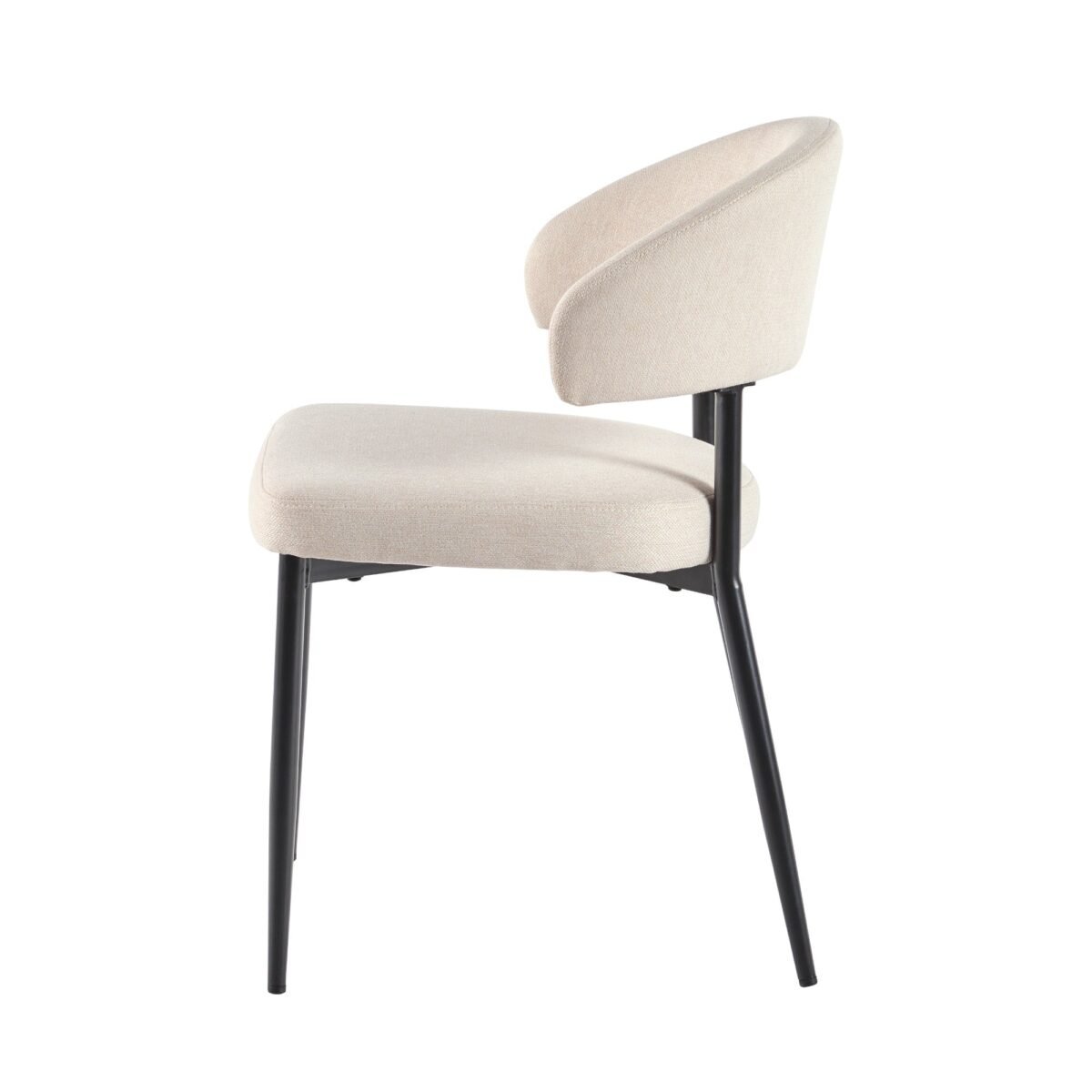 Alexis Modern Upholstered Curved Dining Chair, set of 2 - Image 18