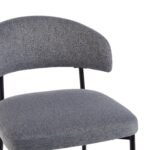 Alexis Modern Upholstered Curved Bar Stool, Set of 2 - Image 15