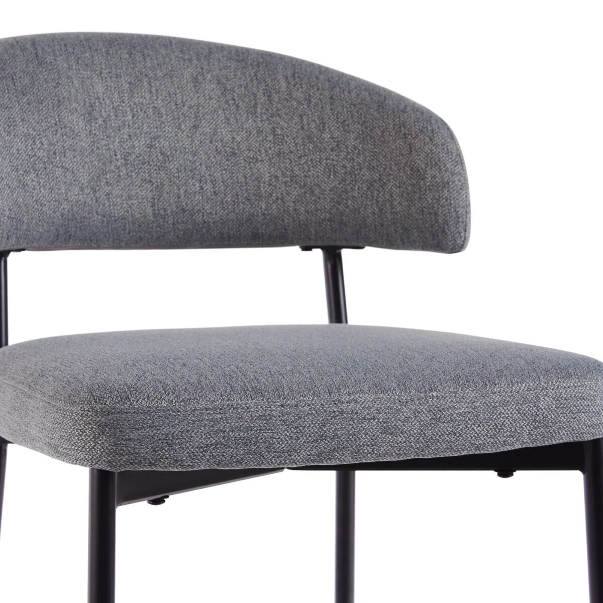 Alexis Modern Upholstered Curved Bar Stool, Set of 2 - Image 12