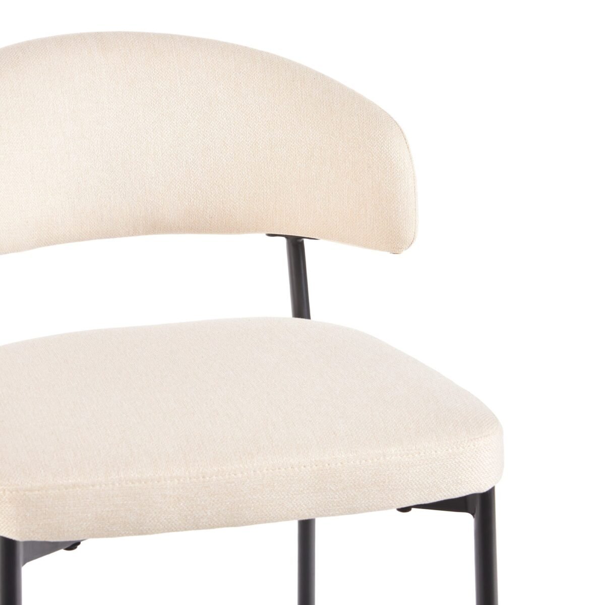 Alexis Modern Upholstered Curved Bar Stool, Set of 2 - Image 9