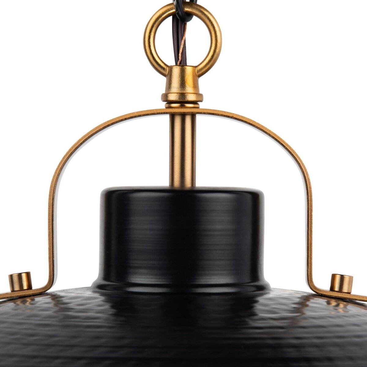 Ambert 1-Light Black Rustic Metal Dimmable Island Pendant Light - Image 7