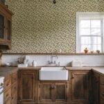Whimsical Bloom Wallpaper - Soft Green & Cream Floral - Image 5