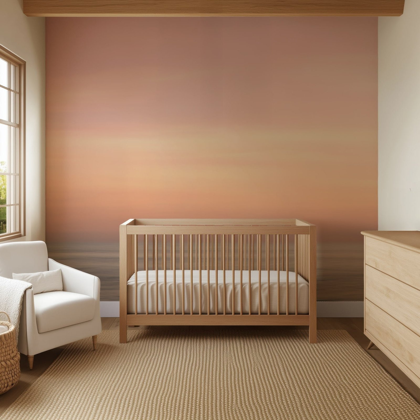 Abstract_sunrise_sky_and_ocean_nature_background_with_blurred_panning_motion_4-min_fa90cb53-c5a5-48a3-aa52-90ad5231b79c Abstract Sunset Ocean Wallpaper Mural - Image 1