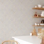Beige Geometric Wallpaper - Image 4