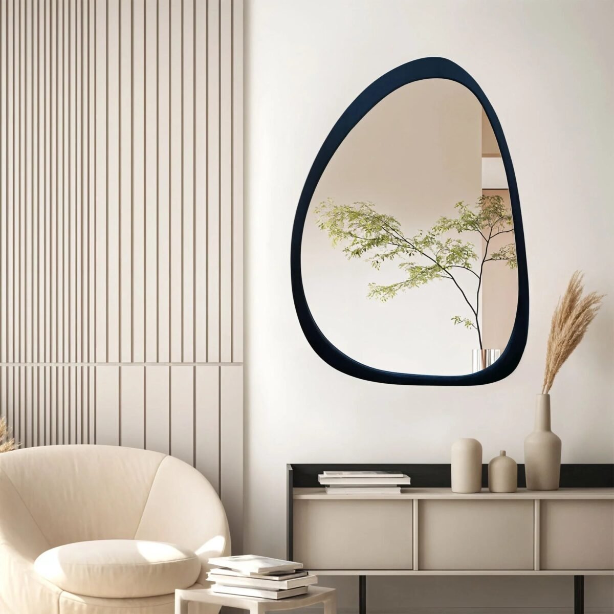 Asymmetrical Oval Mirror - Image 6