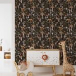 Mushroom Wallpaper Woodland Wall paper Removable Wallpaper - Image 3