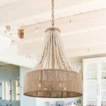 4-Light Golden Farmhouse Dry Rated Chandelier - Image 4