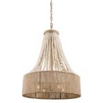 4-Light Golden Farmhouse Dry Rated Chandelier - Image 7