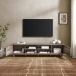 Barn Door 70" Rustic TV Stand - Image 11