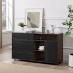 Beckett 52" Contemporary Storage  Buffet Sideboard & TV Stand - Image 4