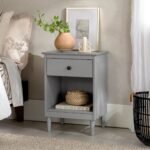 Spencer Solid Transitional Wood Nightstand - Image 8