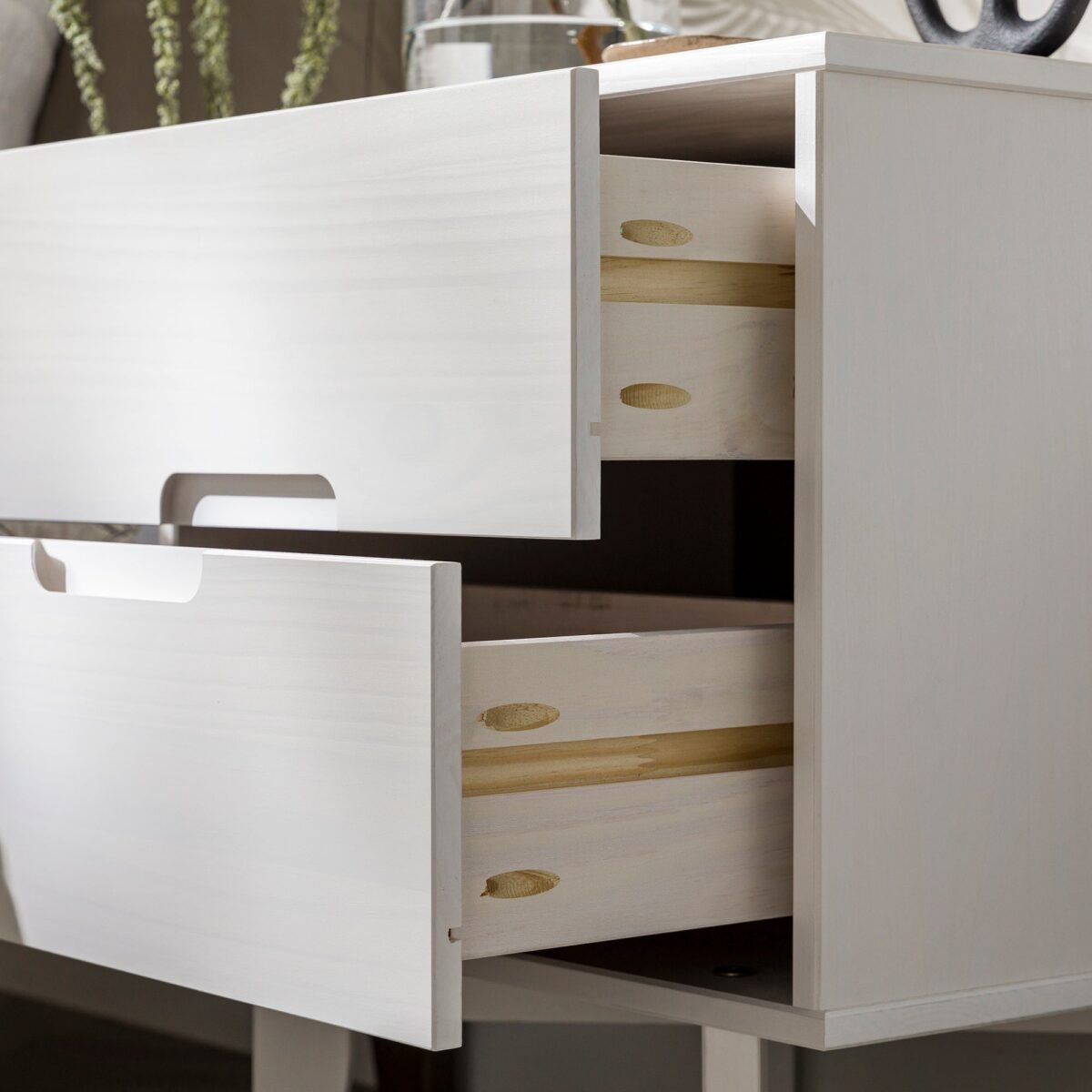 Sloane Mid Century Modern Solid Wood Nightstand - Image 9