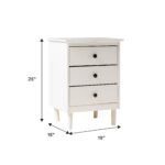 Spencer Solid Transitional Wood Nightstand - Image 17