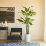 8' Bird of Paradise Tree in Modern Gray Planter - Image 2