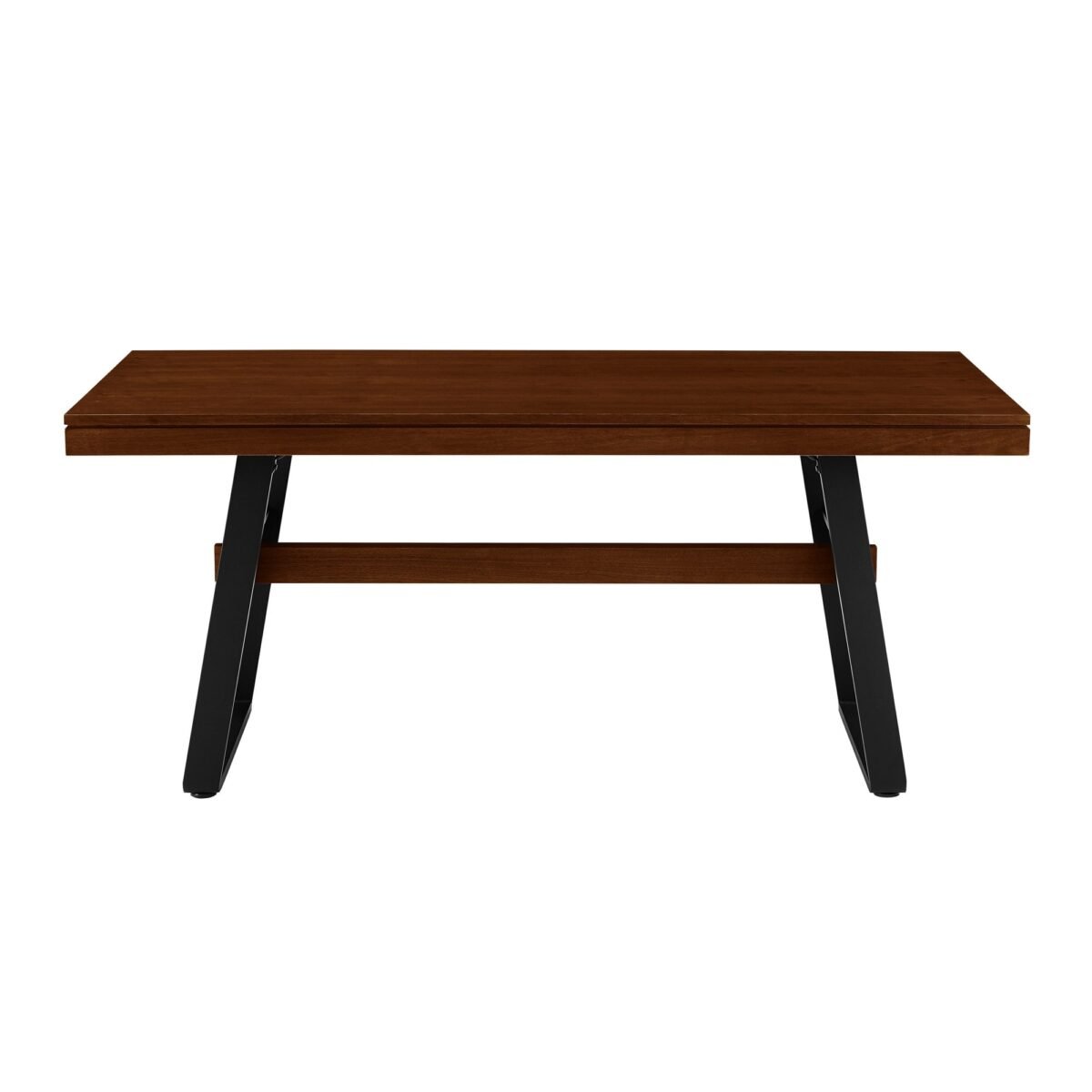 Brickell Modern Industrial Bridge-Leg Dining Table & Desk - Image 9