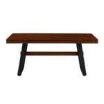 Brickell Modern Industrial Bridge-Leg Dining Table & Desk - Image 9