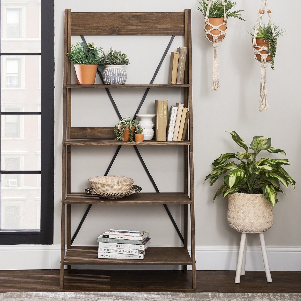 Frankie Solid Wood Bookshelf - Image 1