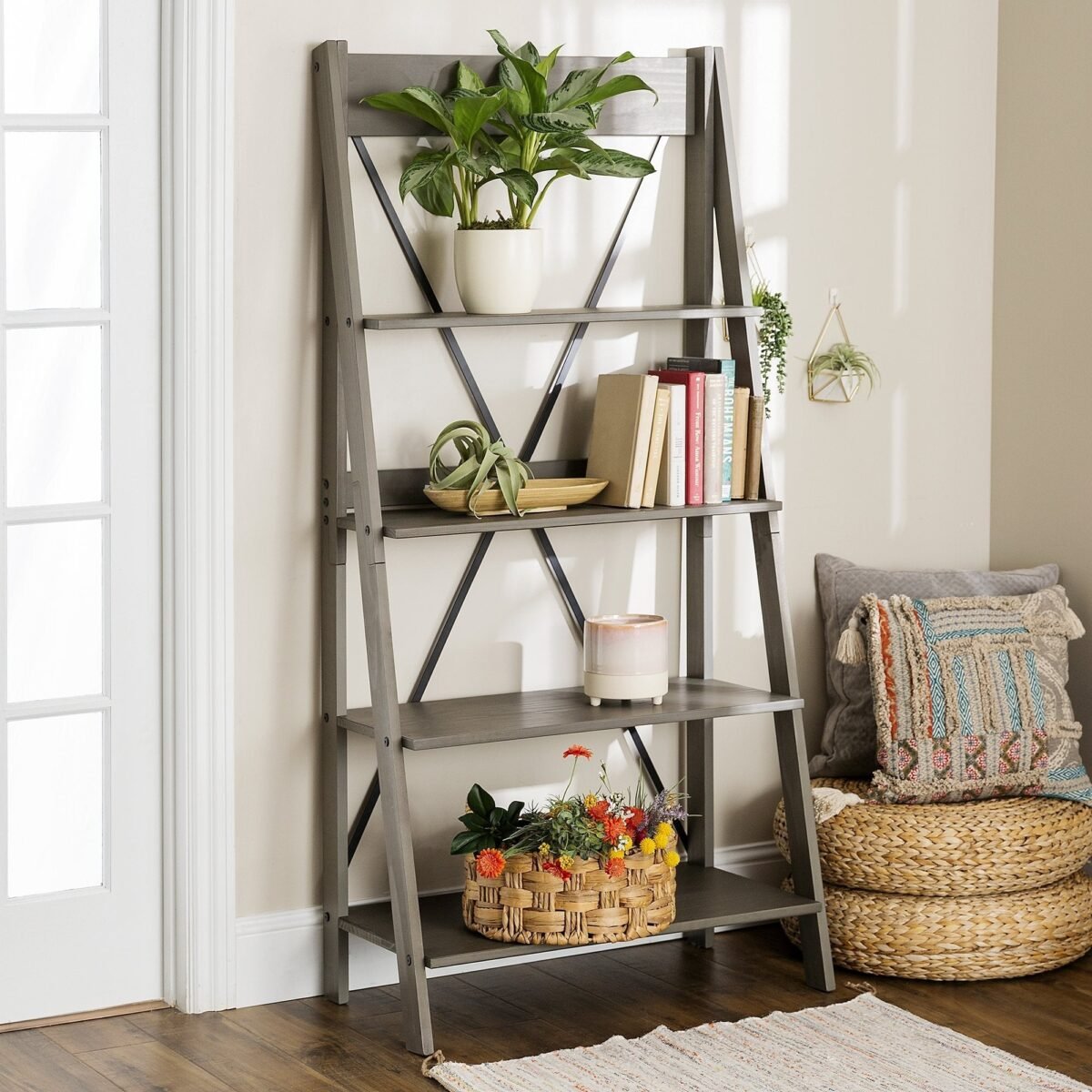 Frankie Solid Wood Bookshelf - Image 6