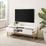Betty Modern Glam 2-Drawer TV Stand - Image 2