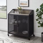 Sona Industrial Bar Cabinet - Image 6