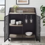 Sona Industrial Bar Cabinet - Image 8