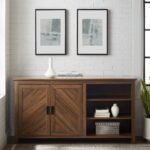 Mila Angled Groove Buffet Sideboard & TV Stand