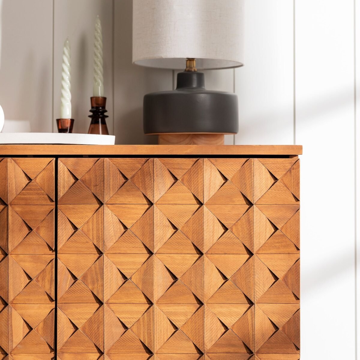 Tessa Solid Wood Prism Sideboard / TV Stand - Image 6