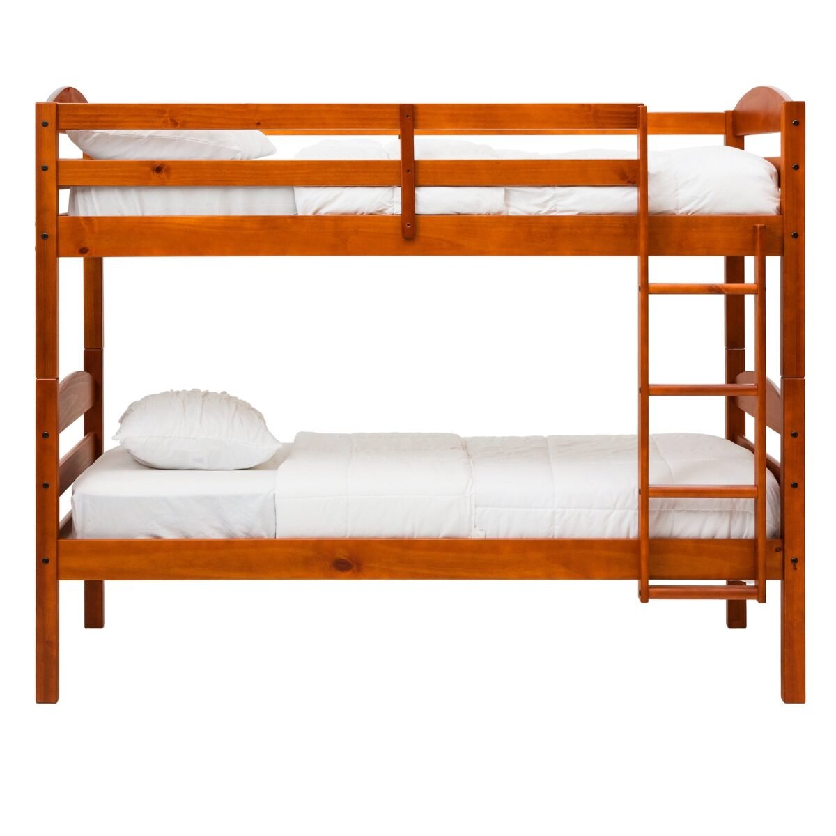 Carolina Transitional Solid Wood Twin-over-Twin Bunk Bed - Image 27