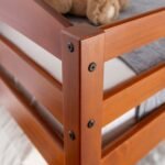 Carolina Transitional Solid Wood Twin-over-Twin Bunk Bed - Image 28