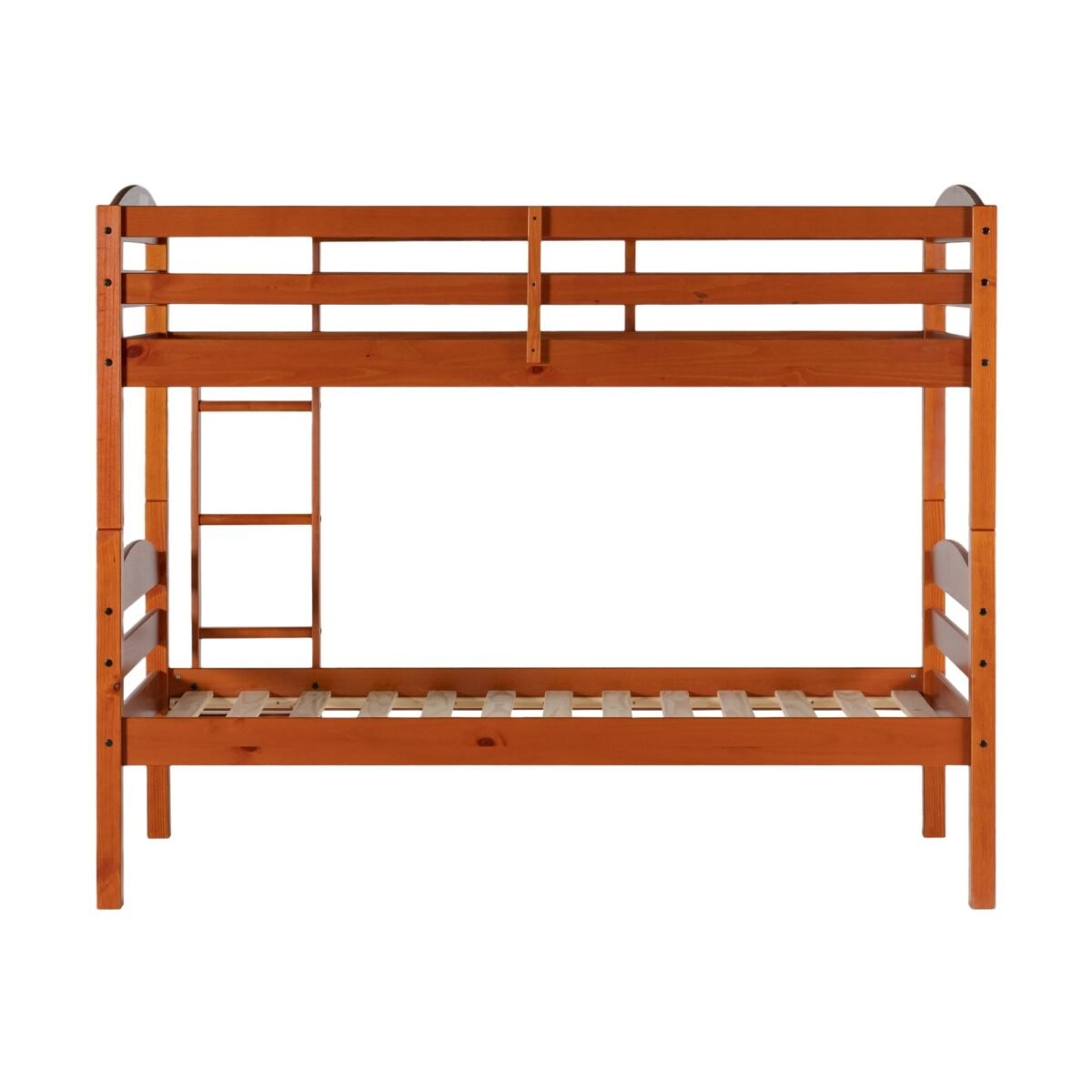 Carolina Transitional Solid Wood Twin-over-Twin Bunk Bed - Image 9