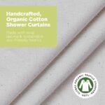 Organic Cotton Shower Curtain – Bath, Tub + Stall Sizes - Image 8