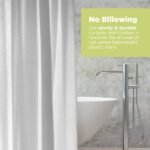 Organic Cotton Shower Curtain – Bath, Tub + Stall Sizes - Image 2