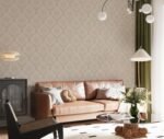 Premium Beige Damask Wallpaper - Image 3