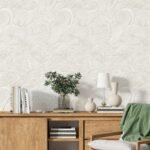 Beige Nautical Waves Wallpaper - Image 4