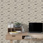 Pattern Mushroom Wallpaper - Black and White Wallpaper - Image 4