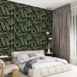 Leopard Print Peel and Stick Wallpaper - Exotic Tropical Wallpaper - Image 3