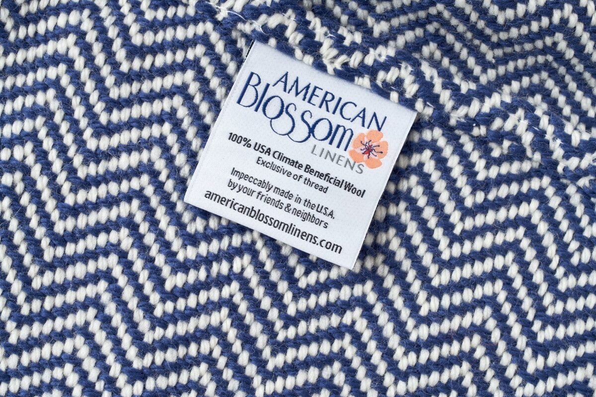 Chevron Pattern Soft Wool Throw Size Blanket - Image 6